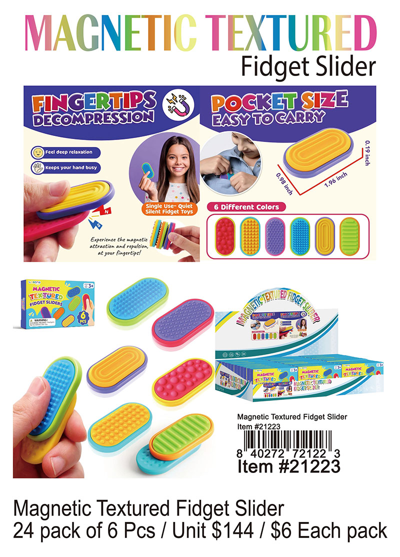 Magnetic Textured Fidget Slider