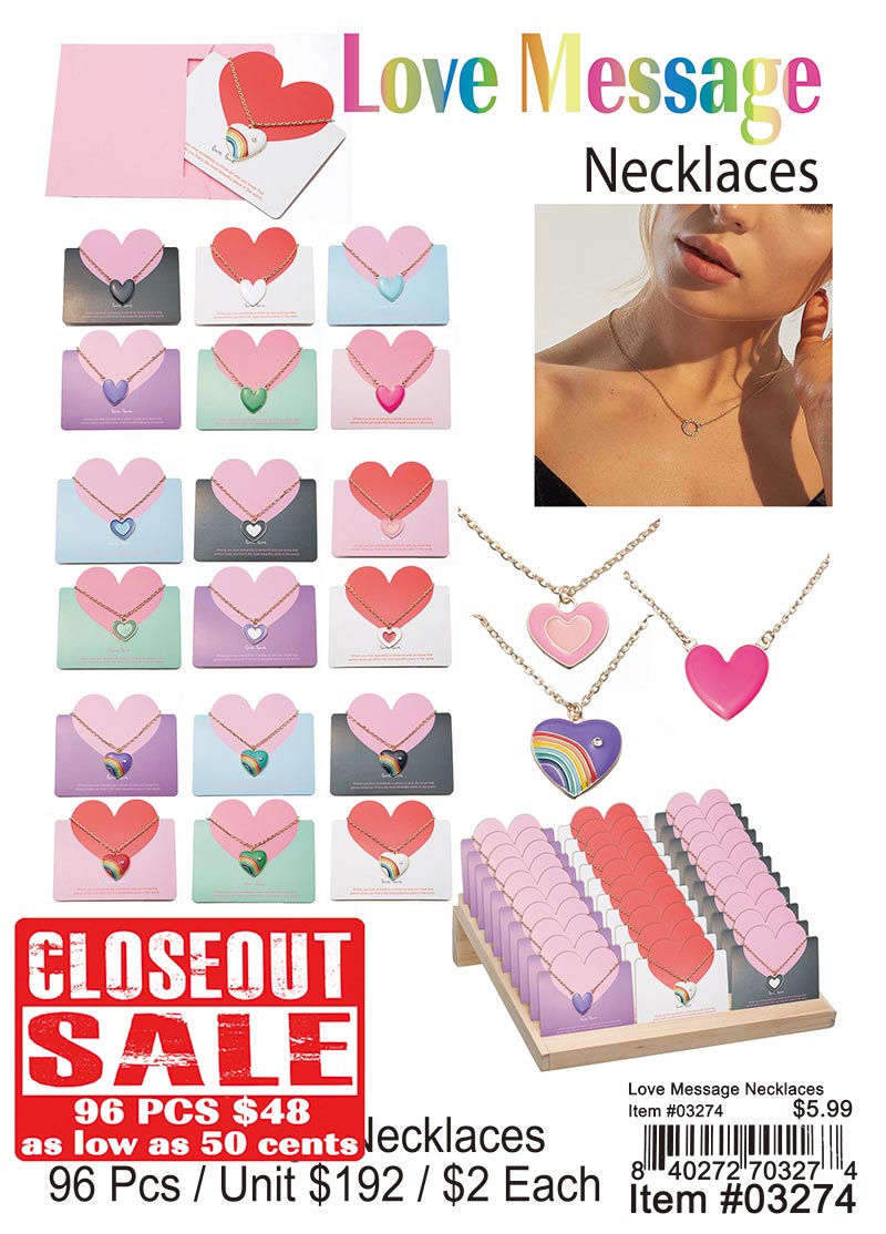 Love Message Necklace