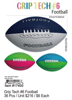 Grip Tech 6 Football 36 Pcs.