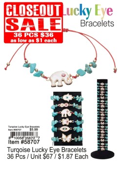 Turqoise Lucky Eye Bracelets