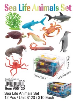 Sea Life Animals Set
