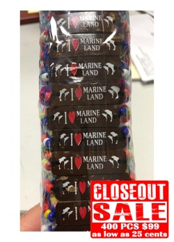 Tie Knot Type Coco Name Drop Bracelets - Closeout 400 Pcs.