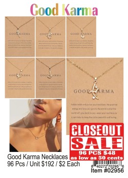 Good Karma Necklaces 96 Pcs. - Closeout