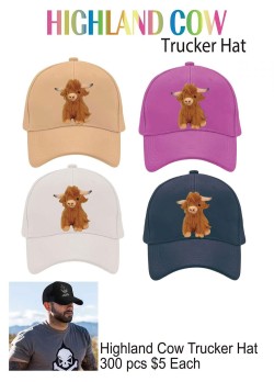 Highland Cow Trucker Hat