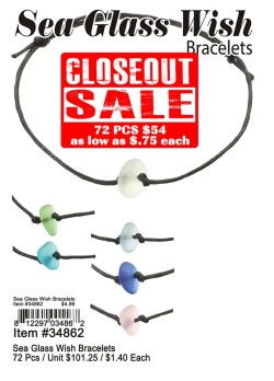 Sea Glass Wish Bracelets