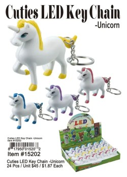 Cutie LED Keychains-Unicorn