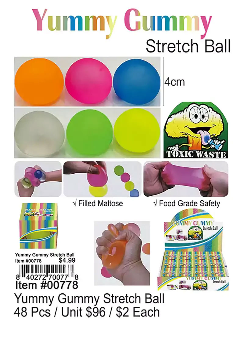 Yummy Gummy Stretch Ball