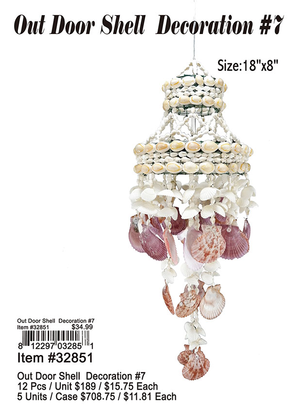 Out Door Shell Decoration #7