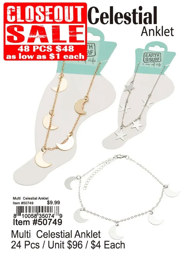 Multi Celestial Anklet