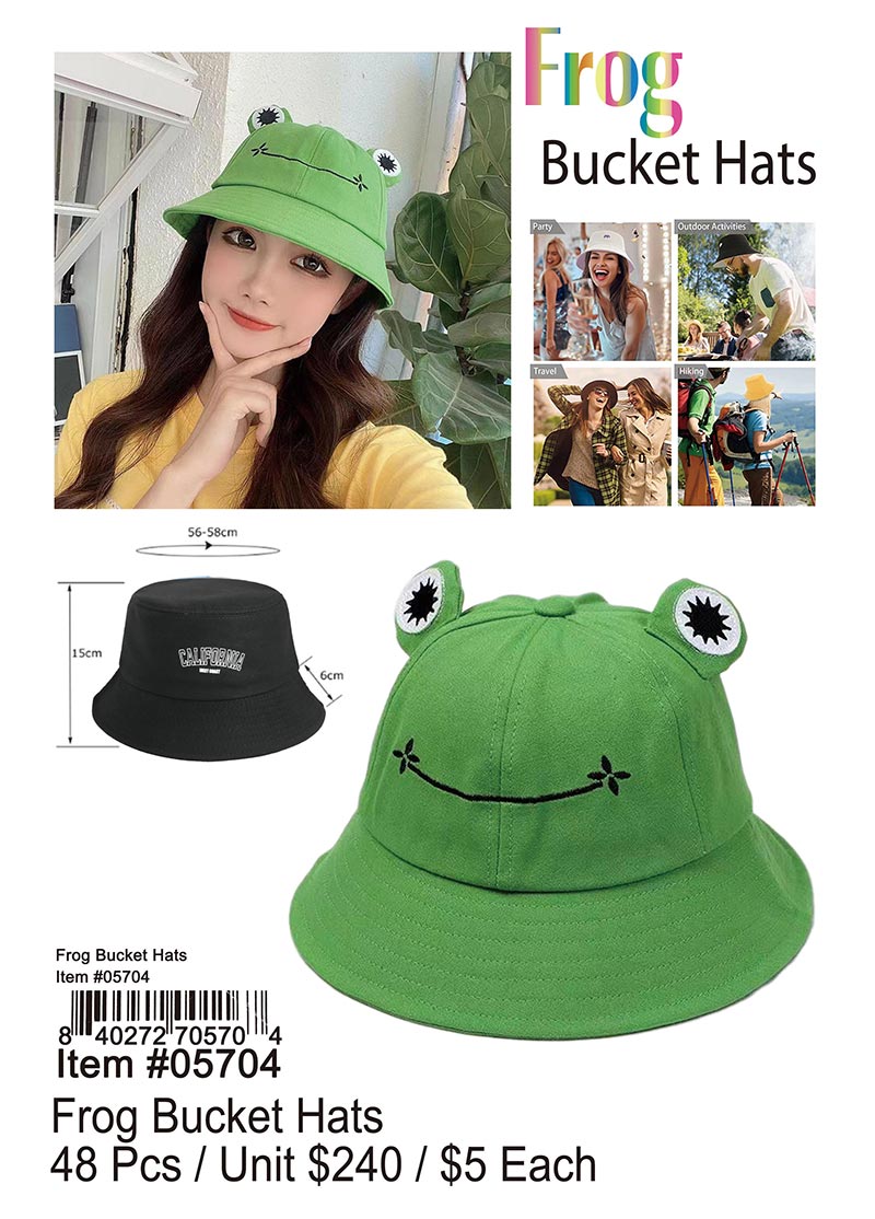 Frog Bucket Hat