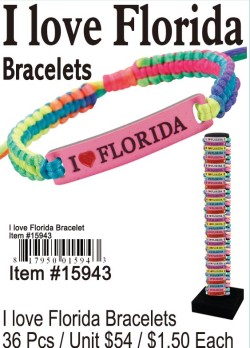 I Love Florida Bracelets