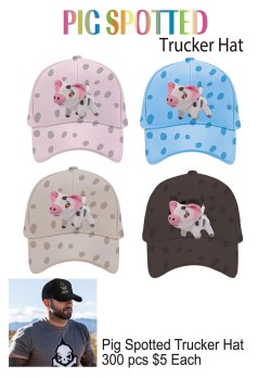 Pig Spotted Trucker Hat