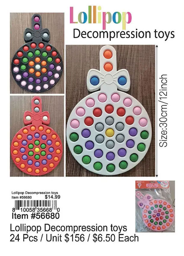 Lollipop Decompression Toys
