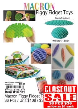 Macron Figgy Fidget Toys