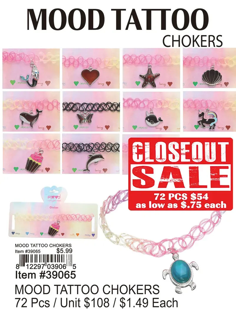 Mood Tattoo Chokers