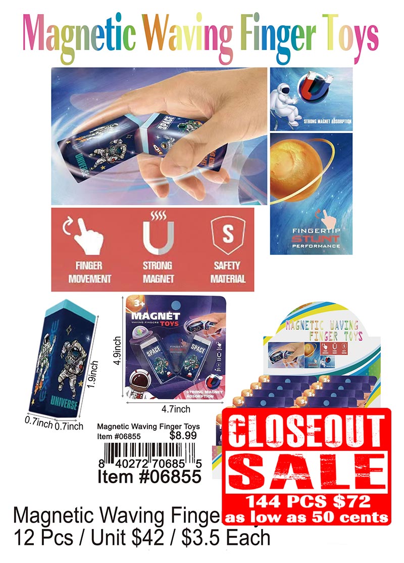 Magnetic Waving Finger Toys