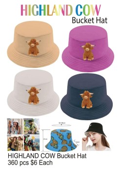 Highland Cow Bucket Hat