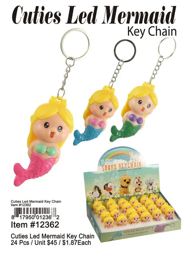 Cutie LED Keychain-Mermaid
