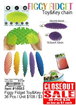 Flexy Figgy Fidget Toy and Keychains