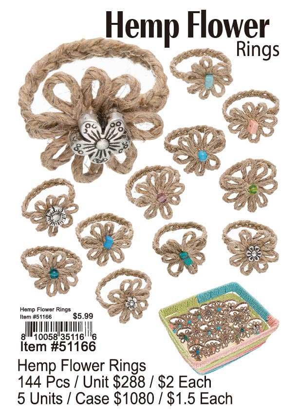 Hemp Flower Rings