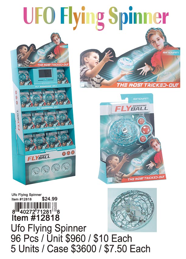 UFO Flying Spinner 96 Pcs.