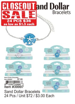 Sand Dollar Bracelets