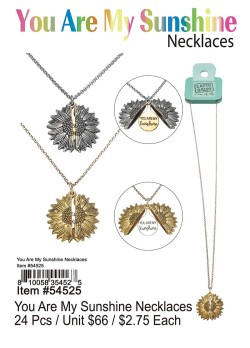 You Are My Sunshine Necklaces