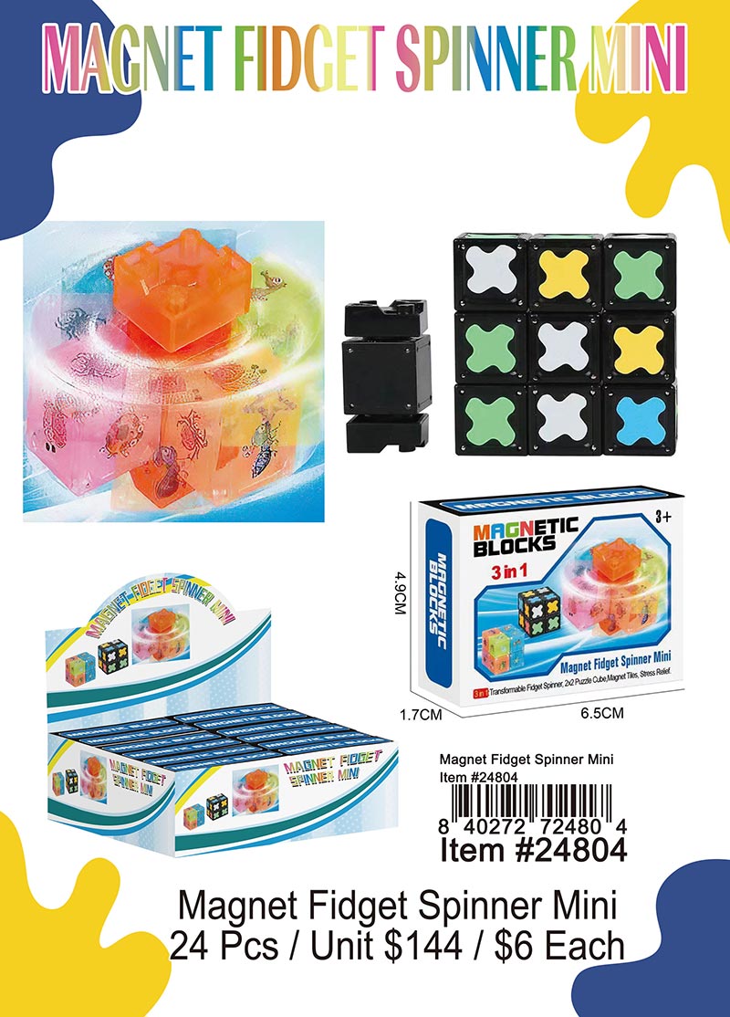 Wholesale Magnet Fidget Spinner Mini