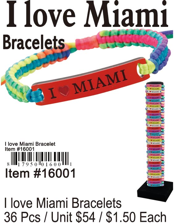 I Love Miami Bracelets
