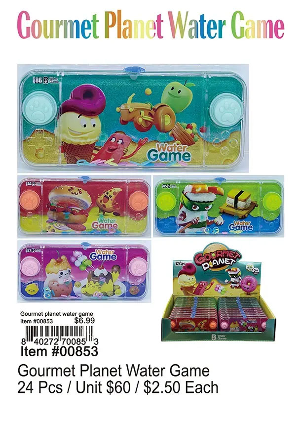 Gourmet Planet Water Game
