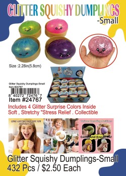Glitter Squishy Dumplings -Small