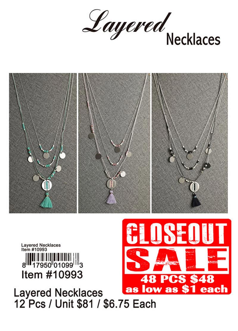 Closeout Layered Necklaces (CL)