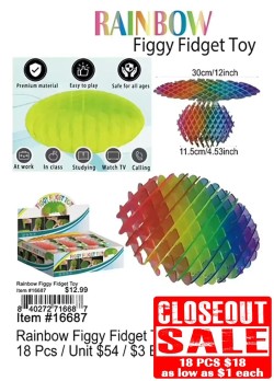 Rainbow Figgy Fidget Toy