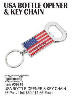 USA Bottle Opener and Keychain