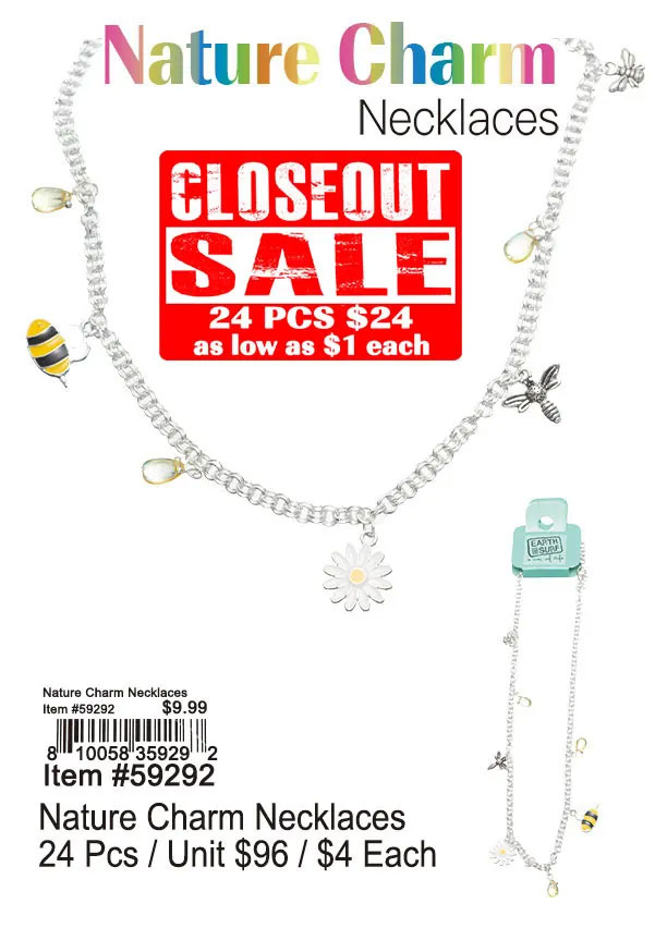 Nature Charm Necklaces