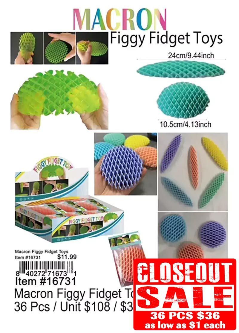 Macron Figgy Fidget Toys