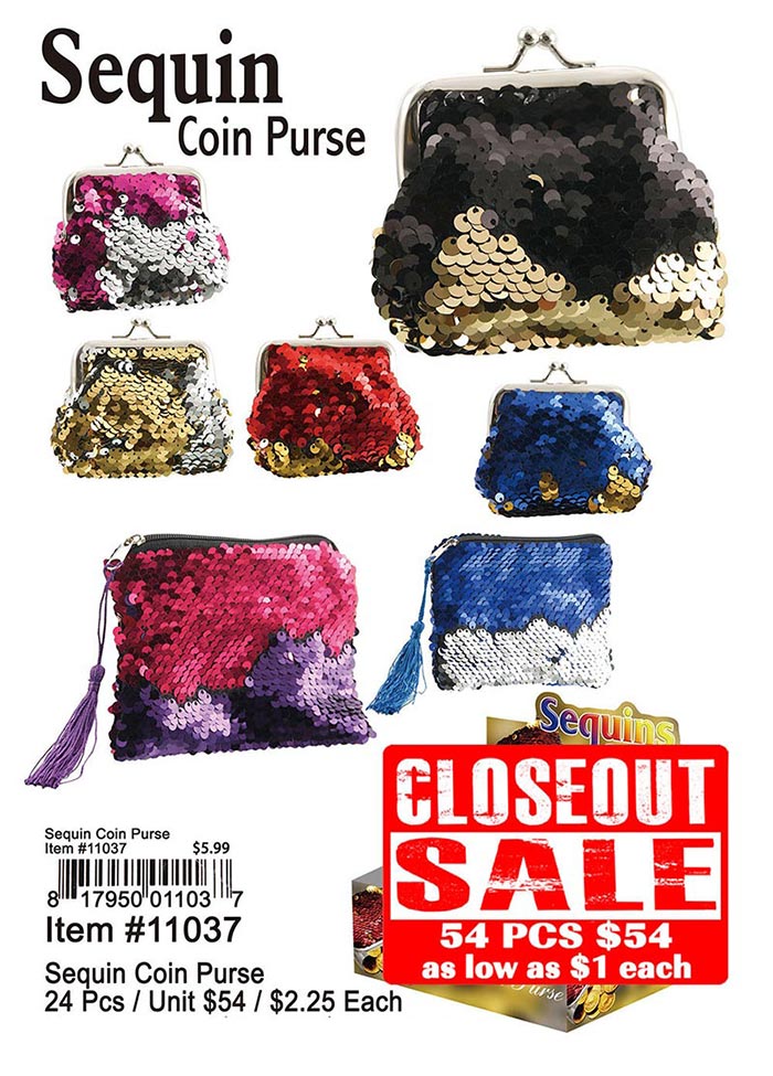 Sequin Coin Purse