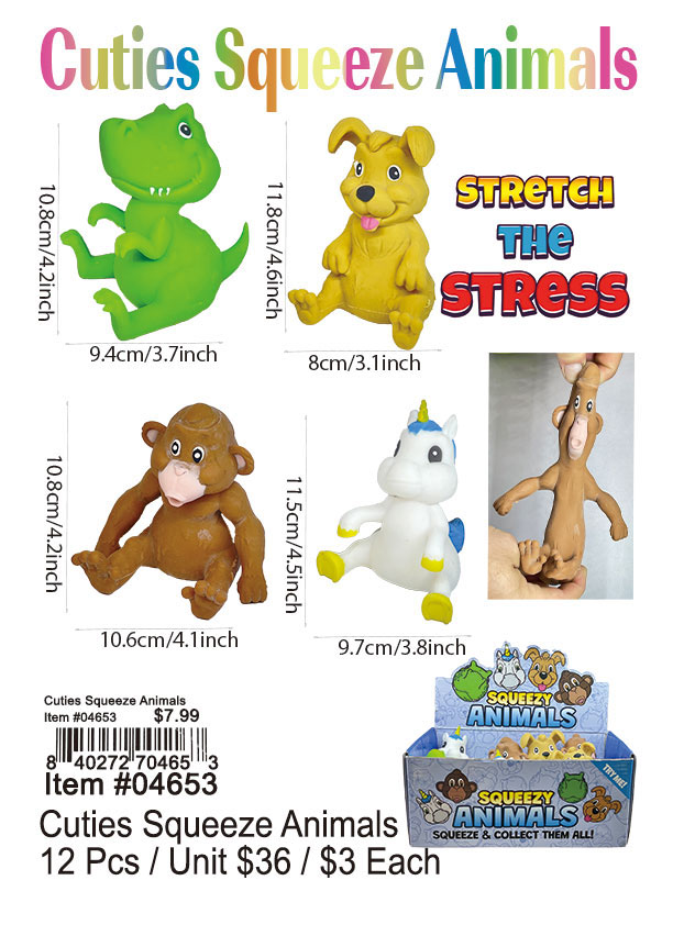 Cuties Squeeze Animals