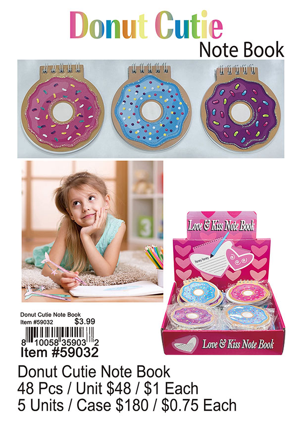 Donut Cutie Note Book