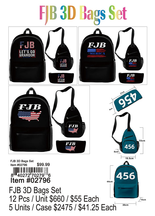FJB 3D Bags Set