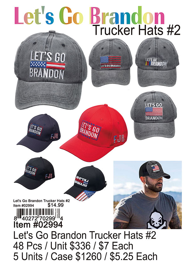 Lets Go Brandon Trucker Hat 2