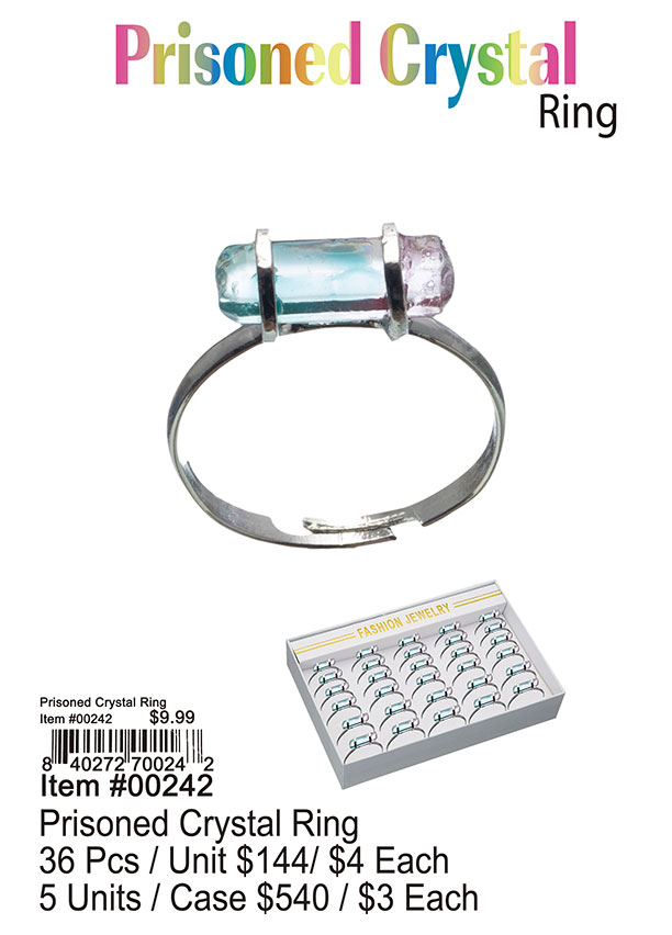 Prisoned Crystal Ring