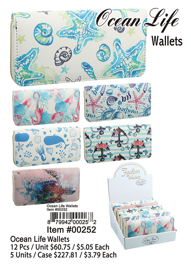 Ocean Life Wallets