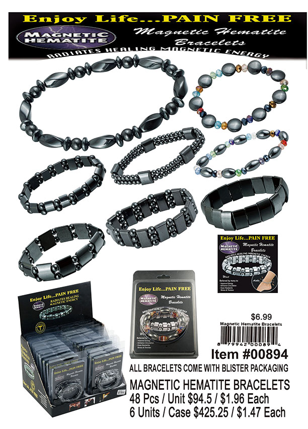 Magnetic Hematite Bracelets