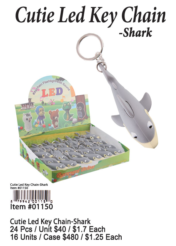 Cutie LED Keychain-Shark
