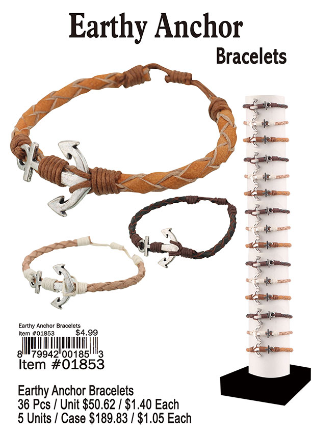 Earthy Anchor Bracelets