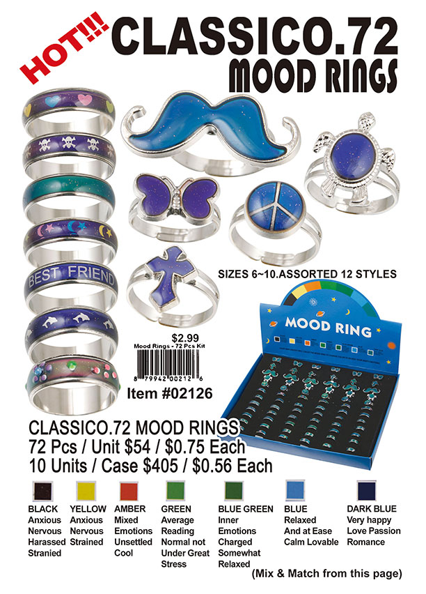 Classico 72 Mood Rings