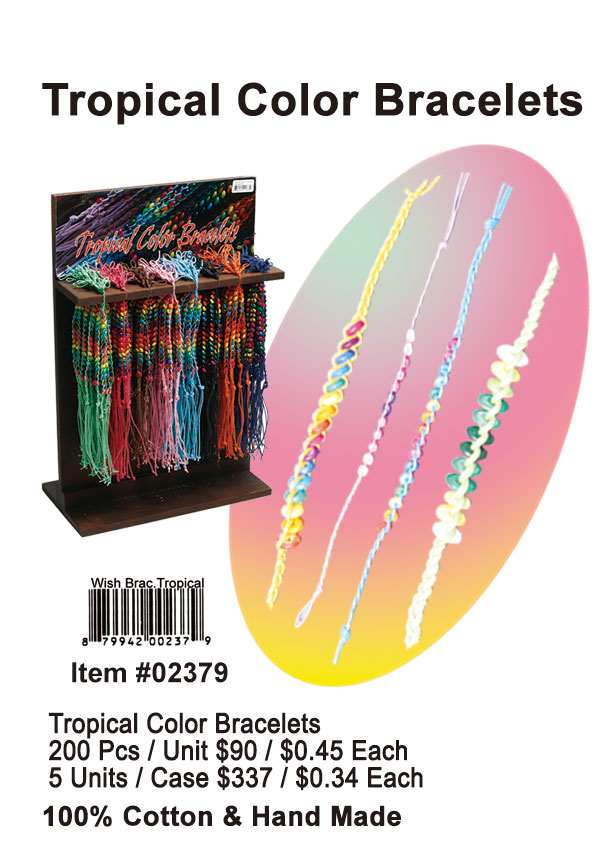 Tropical Color Bracelets