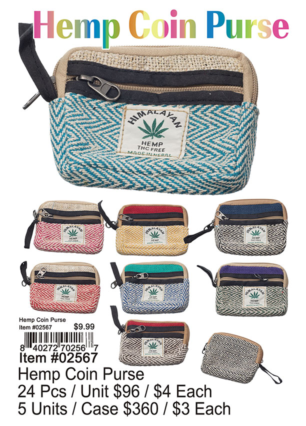 Hemp Coin Purse