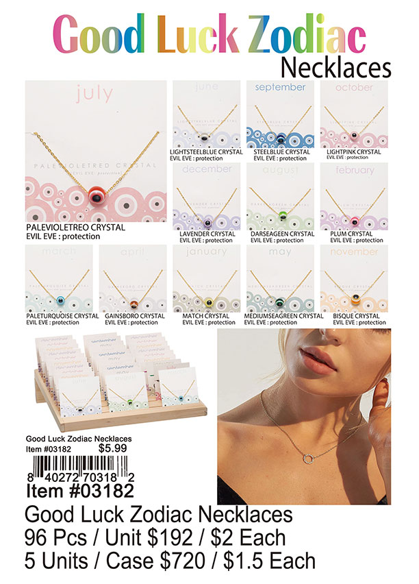 Good Luck Zodiac Necklaces